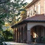 Patio dell'Agriturismo Diciocco in Toscana tra la campagna e il mare